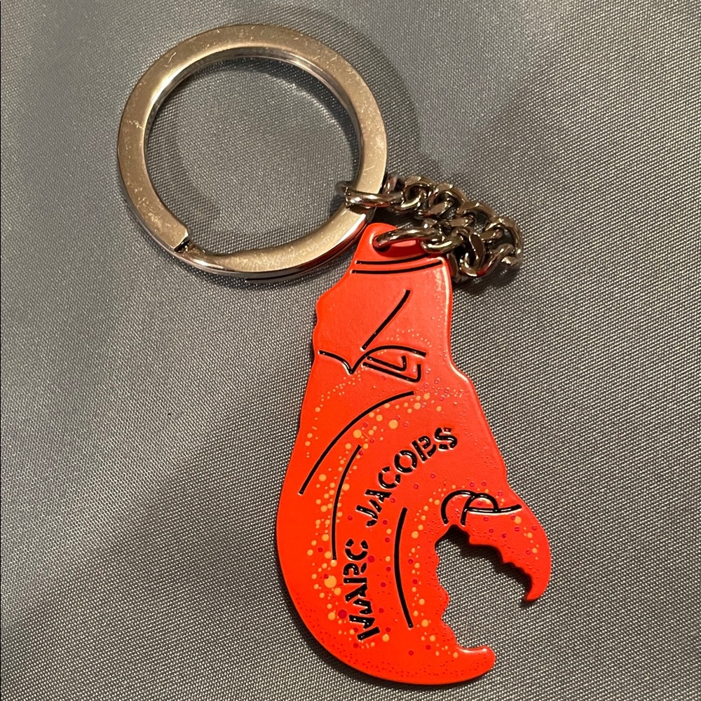Marc Jacobs Vibrant Red Lobster Keychain and bottle opener